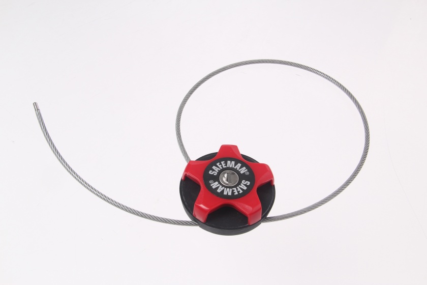 Safeman kabelslot multifunctioneel 750 x 4 mm rood