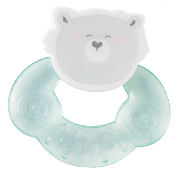 teething ring animal green 9 cm