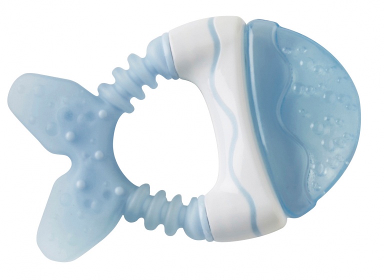 teething rings fish blue 10 cm
