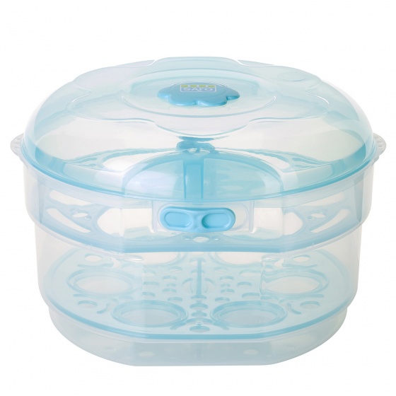 microwave sterilizer 26 cm blue
