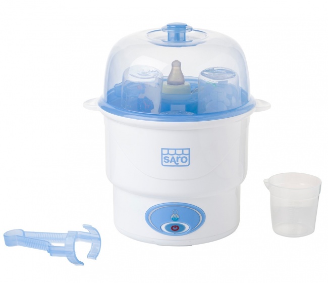 Saro sterilisator elektrisch Easy blauw/wit 29 cm Saro sterilisator elektrisch Easy blauw/wit 29 cm