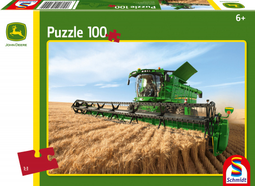 Schmidt legpuzzel john deere maaidorser s690 karton 100 stukjes