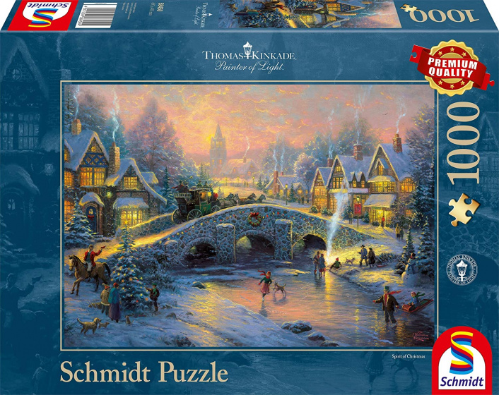 Schmidt legpuzzel spirit of christmas karton 1000 stukjes