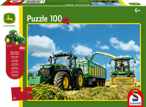 jigsaw puzzle Tractor 7310R boys cardboard 100 pieces