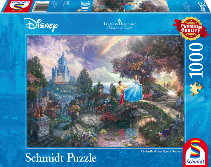Schmidt Puzzle legpuzzel disney cinderella karton 1000 stukjes
