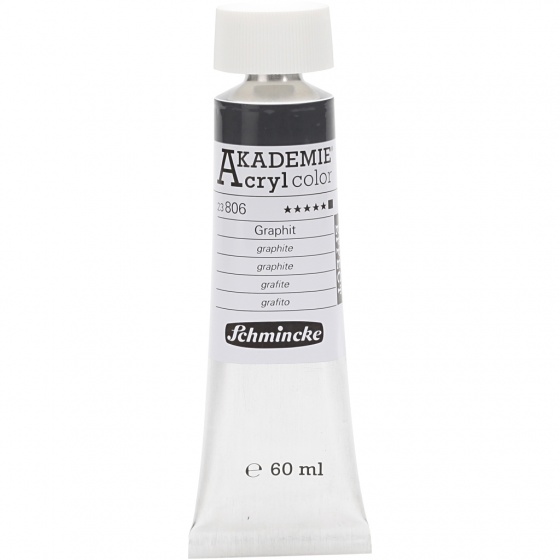 Schmincke tube akademie acrylverf 60 ml grijs graphite (806)
