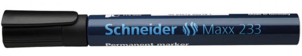 Schneider permanentný popisovač Maxx 233 1-5 mm 12 cm čierny