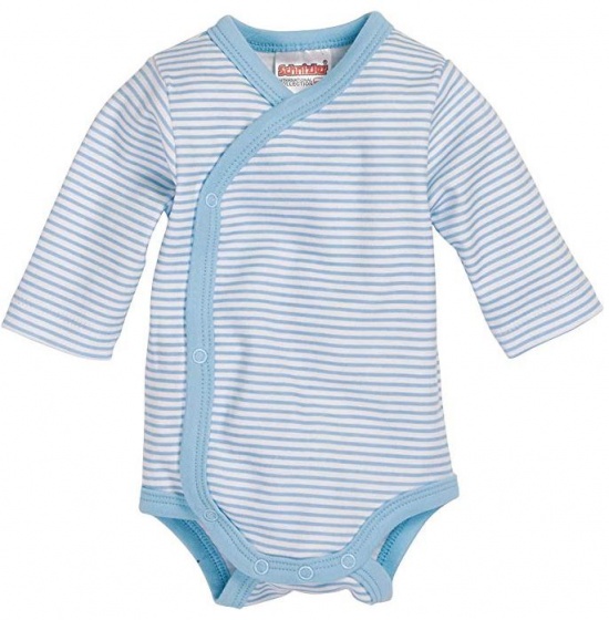 romper Wrap Body Basicjunior light blue/white size 44