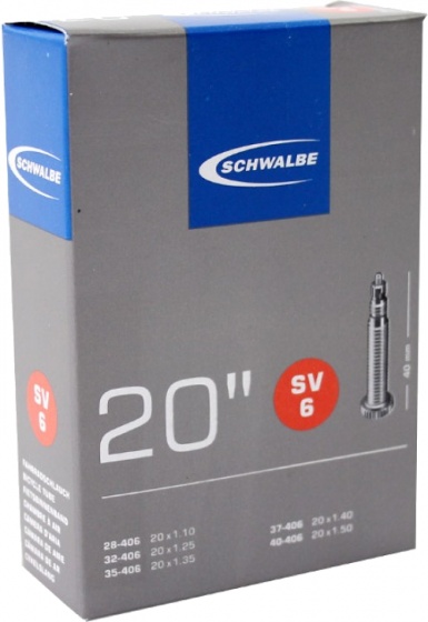 Schwalbe duša 20 x 1 1/8-1,50 (28/40-406) SV6 FV 40 mm