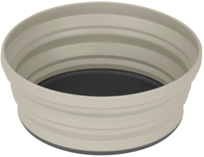camping bowl X-Bowl 650 ml silicon sand color