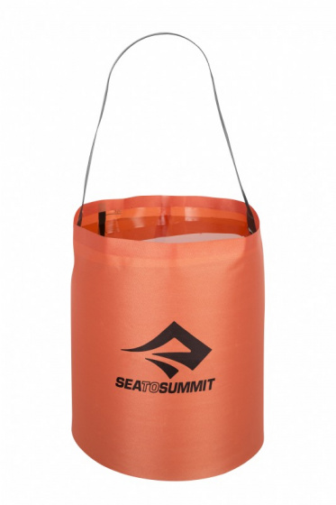 foldable water bag 10 litres orange