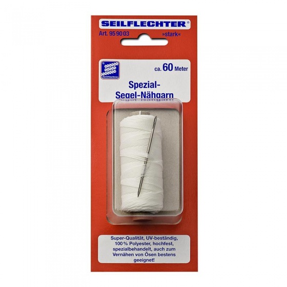 sailing sewing thread with needle 60 m in blister
