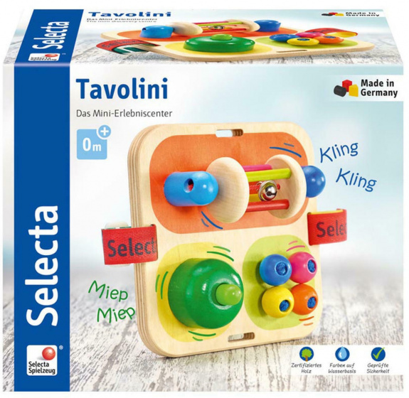 activity game Tavolini junior 14 x 14 cm wood