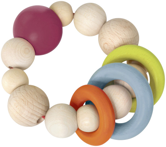 grab ring junior 9 cm wood natural