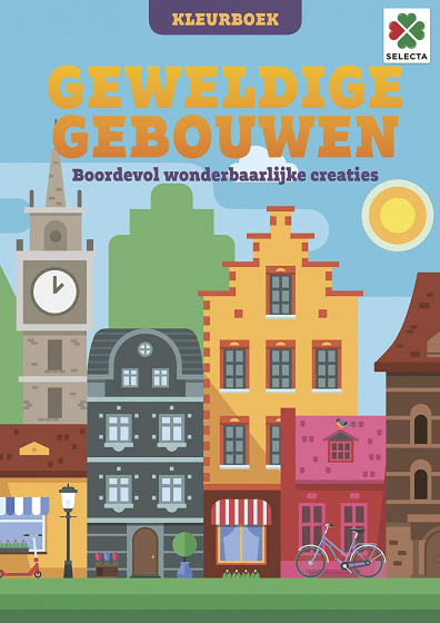 Selecta kleurboek geweldige gebouwen junior 30 cm karton
