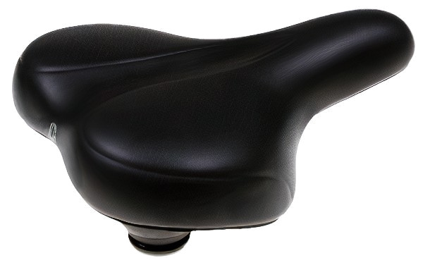 Selle Comfort zadel e bike 25,8 x 22,3 cm unisex gel zwart