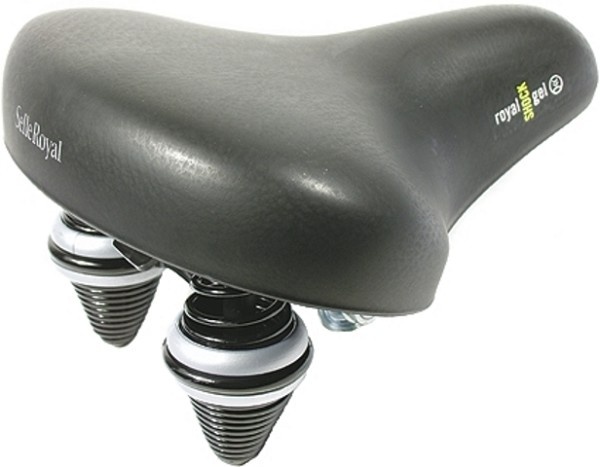 Selle Royal sedlo Classic Royal Shock 25 cm unisex čierne
