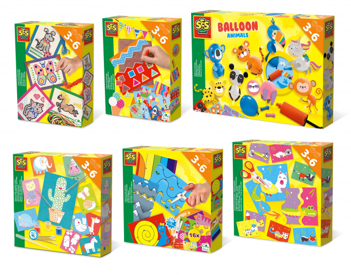 SES Creative knutselpakket junior 6 delig