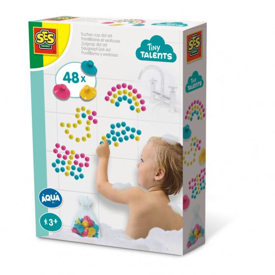 Suction cup dot art 48 pieces multicolor