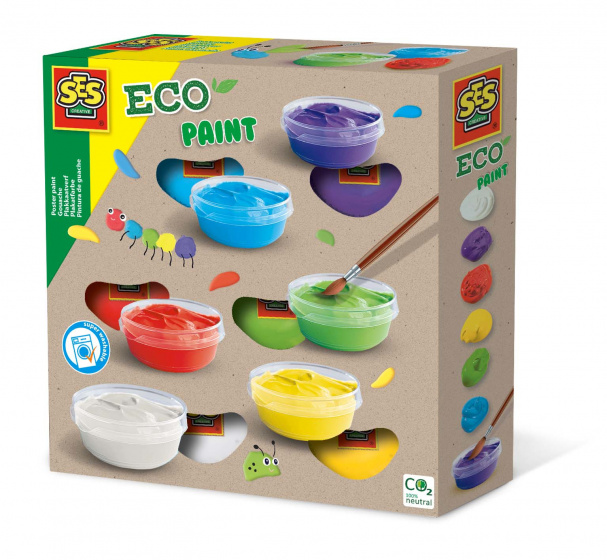 SES farba na plagát Eco junior 20 cm akryl 6 farieb