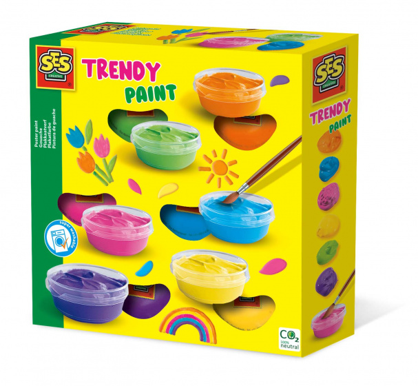 SES farba na plagát Trendy junior 20 cm akryl 7 farieb