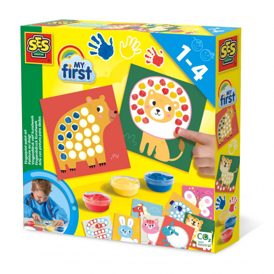 SES fingerpaint MyFirst junior 20 cm akryl 3 farby