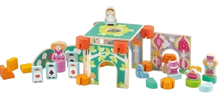 Sevi constructieset magic land meisjes hout 40 delig