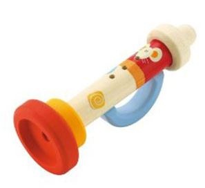 Sevi trompet hout 19 cm