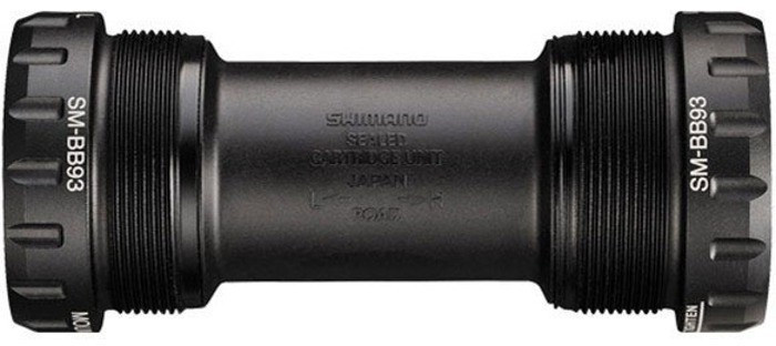 Shimano adapter sm bb93 xtr bottom bracket 73/68 mm zwart