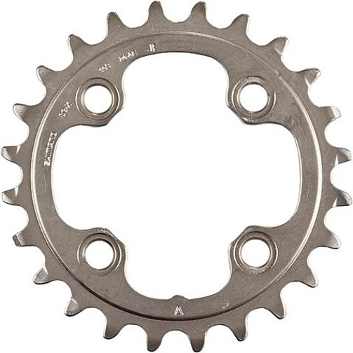 Shimano kettingblad deore xt fcm780 24t 10s 64 mm grijs