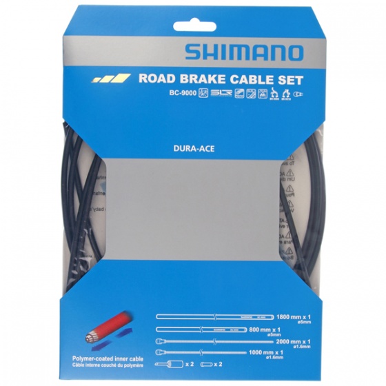 Shimano sada brzdového lanka Dura-Ace BC-9000black 8-dielna