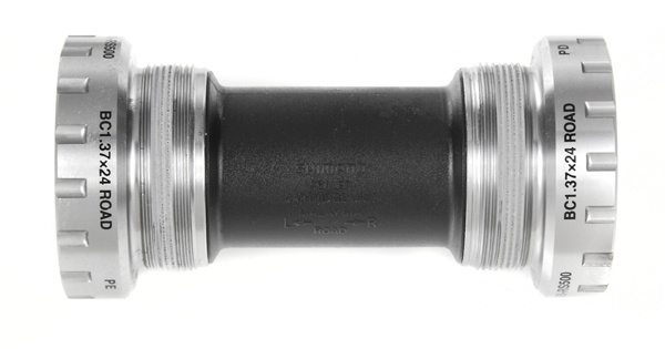 Shimano stredová konzola BB-RS500 90 - 68 mm Hollowtech BSA čierna/strieborná