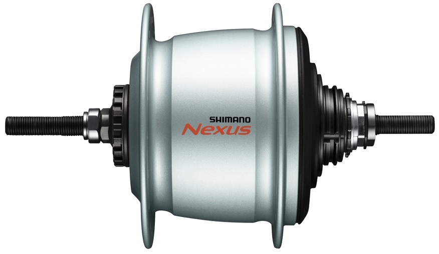 Shimano versnellingsnaaf nexus sg c6001 8v 36g rollerbrake zilver