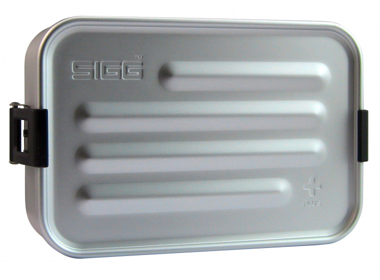 Sigg úložný box Metal Box Plus Saluminium silver