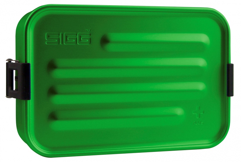 Sigg broodtrommel plus s aluminium groen 17 x 12 x 6 cm