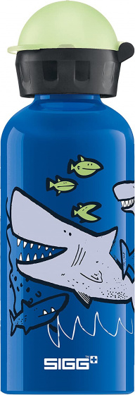 Sigg drinkbeker sharkies jongens 0,4 liter aluminium blauw
