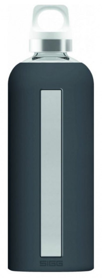 drinking bottle Star 850 ml 26,3 cm glass anthracite