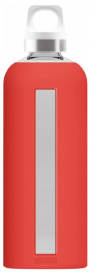 Sigg fľaša na pitie Star 850 ml 26,3 cm sklenená červená