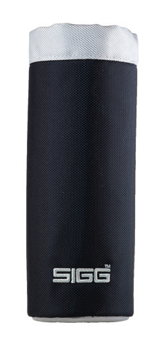 bottle cover Pouch1 liter nylon black/white