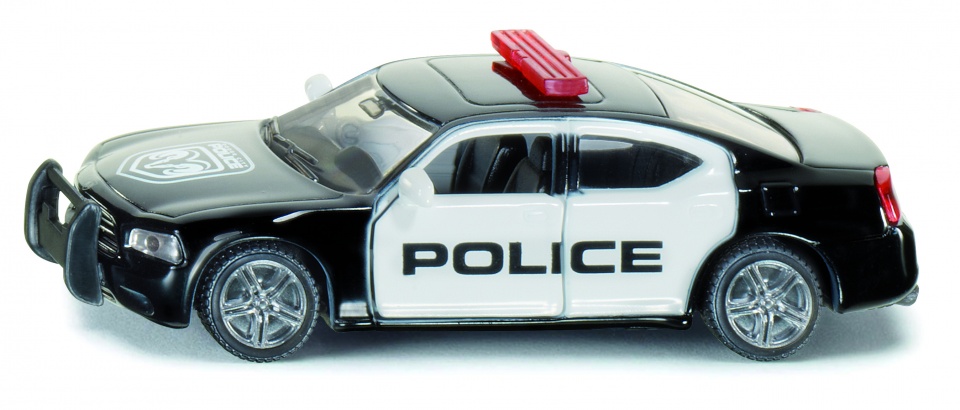 Siku Americké policajné auto Dodge Charger Black & White (1404)