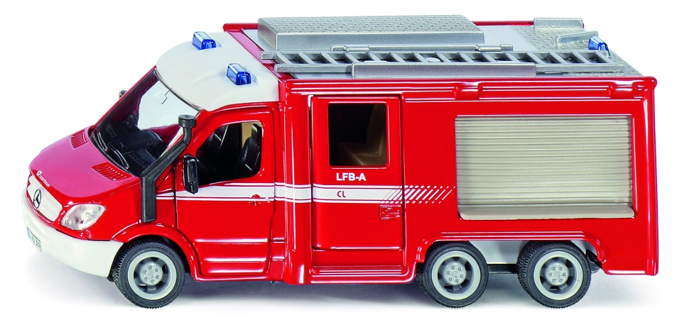 Siku Mercedes-Benz Sprinter nemecký hasičský automobil červený (2113)