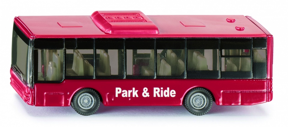 Siku Mestský autobus červený (1021)