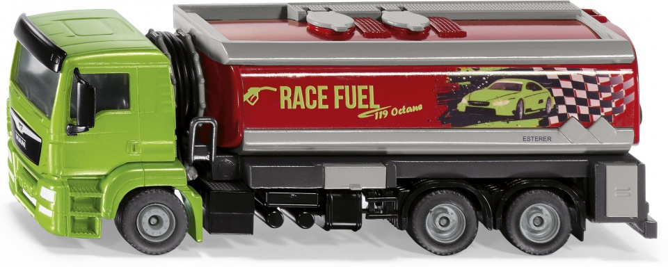 Siku tankwagen met chauffeur groen/rood (2716)