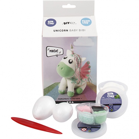 Silk Clay knutselset funny friends baby bibi 8 delig