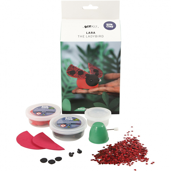 Silk Clay lara het lieveheersbeestje boetseren 1 set