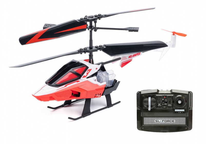 Silverlit vrtuľník RC Sniper II junior 24 x 11 cm červený/biely