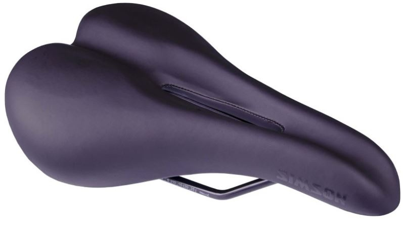 Simson zadel hybrid unisex 26,8 x 17,4 cm foam/staal zwart