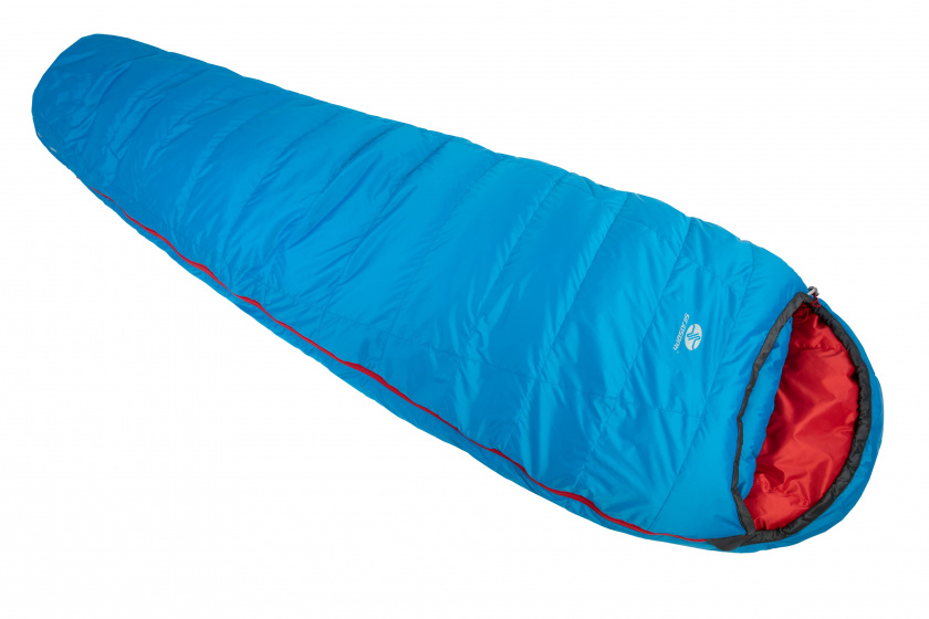 Sir Joseph spací vak Rimo II 850 170 cm polyester modrý/červený
