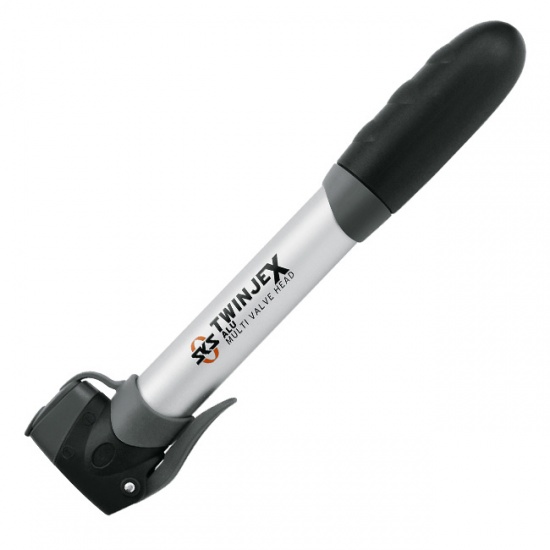 SKS twinjex alu handpomp 252mm zwart zilver 10 bar