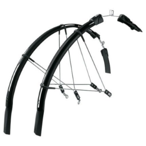 SKS Fender Set Raceblade Long 2 plastový čierny 28palcový 25mm